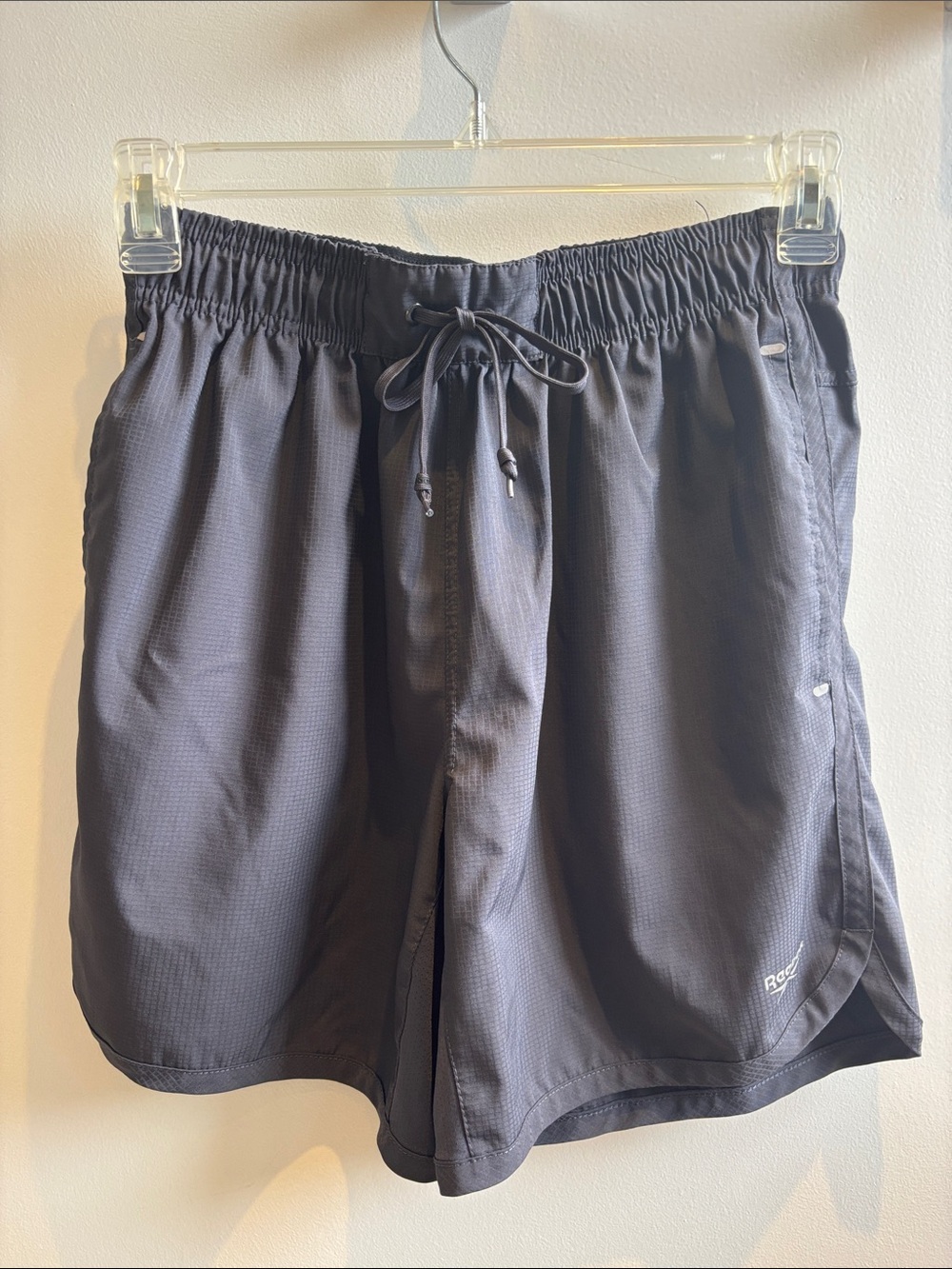 Reebok Dark Gray Athletic Drawstring Shorts